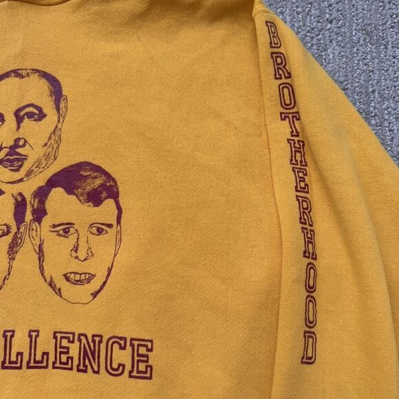 VTG 80s Russell Athletic MLK JFK RFK Hoodie Sweatshirt USA Civil Rights Rare L - Picture 4 of 9